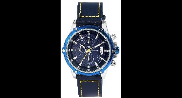 Elite Herenhorloge van echt leer 2900220 ELITE heren chronograaf met echte leren band