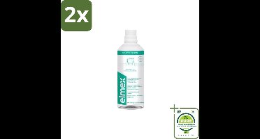 Elmex Mondspoeling Sensitve 400 ml - Voordeelverpakking - 2 stuks - Gevoelige tanden - Tandspoeling
