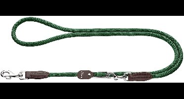 Vario Verstelbare Hondenriem Freestyle Donkergroen 10mm x 260 cm
