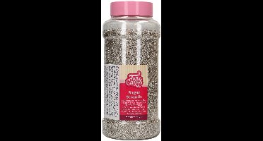 FunCakes Sugar Strands - Metallic Zilver - 800g - Sprinkles - Eetbare Taartdecoratie