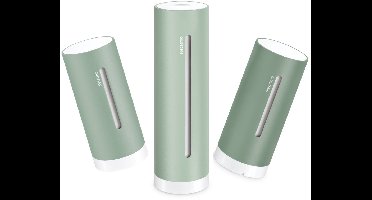 Netatmo Indoor Pack 2.0 – Slim Weerstation met Extra Binnenmodule – CO2- & Luchtkwaliteit Sensor – Temperatuur & Luchtvochtigheid – Weerdata via App – Mint