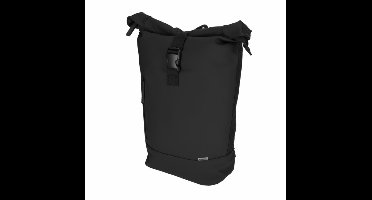 NORLÄNDER Dull PU Rol Rugtas Eco Lining – zwart– 20L – 16 inch Laptopvak