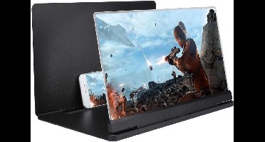 Allecto - Smartphone vergrootglas - 18x vergroting - Compatibel met alle smartphones - Zwart - Vergrootglas voor smartphones 3D magnifier - Telefoonloep 18x 14 inch