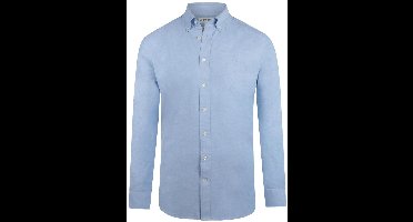 McGregor Overhemd Stretch Pique Shirt Mm261 6001 01 Light Blue Mannen Maat - L