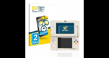 BROTECT - Screenprotector voor Nintendo New 3DS - Folie Beschermfolie transparant 2 Stuks