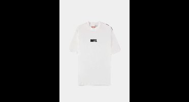 Spider-Man Split Comic Heren T-shirt - wit - M