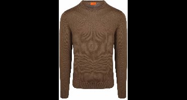 Suitable Merino Pullover Taupe - Maat S - Heren - Sweater