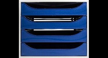 Exacompta Ladenblok ECOBOX Office 4 laden - Nacht Blauw - 2286104D