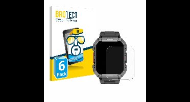 BROTECT - Screenprotector voor Blackview W60 2.01" - Folie Beschermfolie transparant 6 Stuks