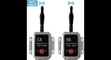 Draadloze zender ontvanger voor ahd, hdcvi, hdtvi tot 2mp
