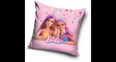 Barbie Friends Velours kussenhoes 40x40 cm
