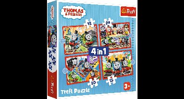 Trefl 4in1 (12, 15, 20, 24) - Amazing Thomas / Thomas and Friends