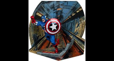 McFarlane Toys Marvel Collection PVC Statue 1/10 Captain America (Captain America #100) 12 cm Beeld