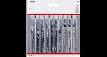 Bosch 2607011169 10-delige Decoupeerzaagbladenset - Hout