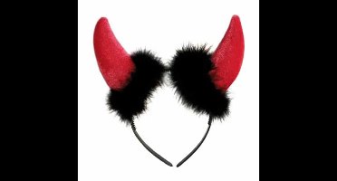 Folat - Tiara Halloween Duivel rood