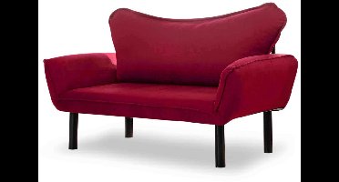 Asir - Bankbed - Slaapbank - 2-Zitplaatsen - Kastanjebruin 140 x 65 x 70 cm