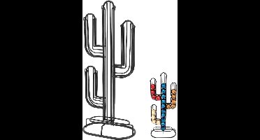 Allecto plus - Koffiepads Houder in Cactus Vorm, Koffie Station Organisator, Pods Opslag - 48 Koffiepads Capaciteit.