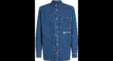 Karl Lagerfeld Denim Overhemd Met Lange Mouwen Blauw M Man