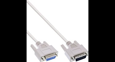 Gameport kabel 15-pins SUB-D verlengkabel - Vertind koperen aders / beige - 10 meter