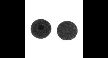 Oorkussens voor oordoppen - universeel - max. 18 mm - 100 stuks / zwart