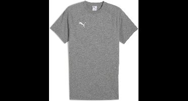 Puma Shirt TeamEVOSTRIPE Tee 659953 Medium Gray Heather-Puma Silver-Puma White-M