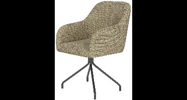 Puur - Joanne draaistoel metaal spider - groen