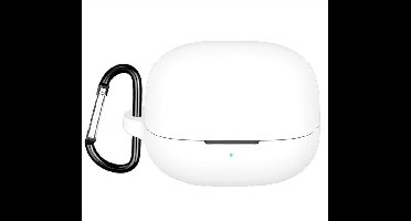 Nieuw: Siliconen hoes voor draagbare oortelefoon - wit - Lichtgewicht en schokbestendig - Geschikt voor Xiaomi Buds 5 Pro