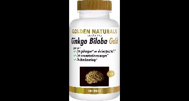 Golden Naturals Ginkgo Biloba Gold (120 veganistische capsules)