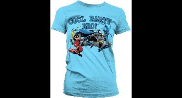 Batman Cool Party Bro! Girly T-Shirt Damen Skyblue-L