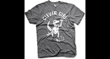 Jurassic Park Clever Girl T-Shirt Dark-Grey-2XL