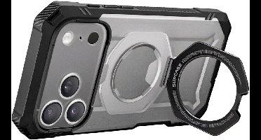 Supcase UB Grip Pro geschikt voor iPhone 17 Pro hoesje met Screenprotector en compatibel met MagSafe - Zwart Transparant