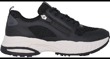 Waldläufer H Pero - heren sneaker - Zwart - maat 40 (EU) 6.5 (UK)