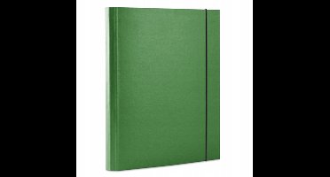 Groene A4/30mm Kartonnen Kaart met Elastiek - Kantoorartikelen