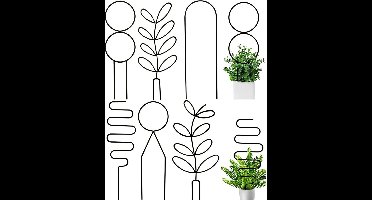 MKSS® Klimrek Planten - Plantensteunen voor Klimplanten - Wandrek voor Buiten - Hout - Nature - Zwart