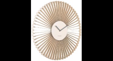 Karlsson Wandklok Cascara - Wit - 50x50x50cm - Wandklok Modern