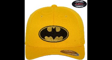 Batman Logo Premium Flexfit Cap Yellow-L/XL