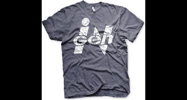 Jurassic Park iGen T-Shirt Navy-Heather-L