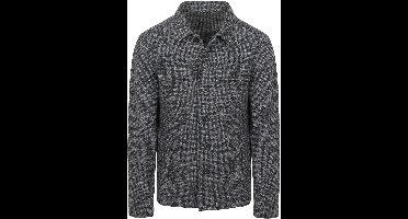 Suitable Overshirt Wool Blend Grijs Blauw - Maat S - Heren