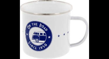 VW T1 Bus Emaille Mok 500ml - The Ultimate Ride