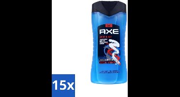 15 x Axe - 3-in-1 Douchegel - Sport Blast - Energizing Citrus - Hydraterend - 250 ml - Douchegel Sport Blast - Sportgeur - Hydraterende Douchegel - Frisheid Na Training - Energieke Geur