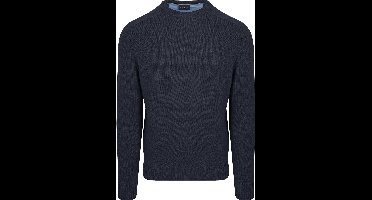Suitable Lamswol Trui Ronde Hals Donkerblauw (navy) - Maat XL - Heren - Pullover - Sweater