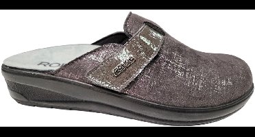 Rohde Grijze Open Dames Pantoffels - Grijs - 42