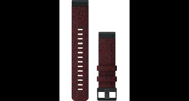 Garmin QuickFit Nylon Horlogebandje - 22mm Polsbandje - Wearablebandje - Rood