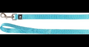Hond Looplijn Ziggi Turkoois 1,3m 20mm