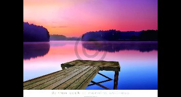 Kunstdruk Darren Cook - Morning Stillness 91x66cm