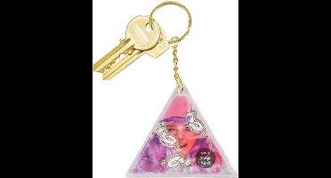 Doiy Sleutelhanger Aqua Unicorn 11 Cm Polycarbonaat Paars