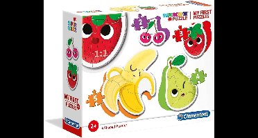 Clementoni - Puzzel - My First Puzzles - 2,3,4 en 5 Stukjes - Fruit Thema - Voor Kinderen - Vanaf 2 Jaar
