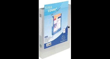 Dossierbox KC A4 40mm PP tr.wit