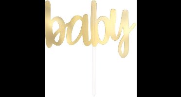 Haza Original Taarttopper Baby Goud 8 Cm