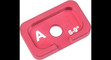 Team Corally - Alum. Caster Adjustment Plate FSX10 - A - 6° - 9° - 1 pc